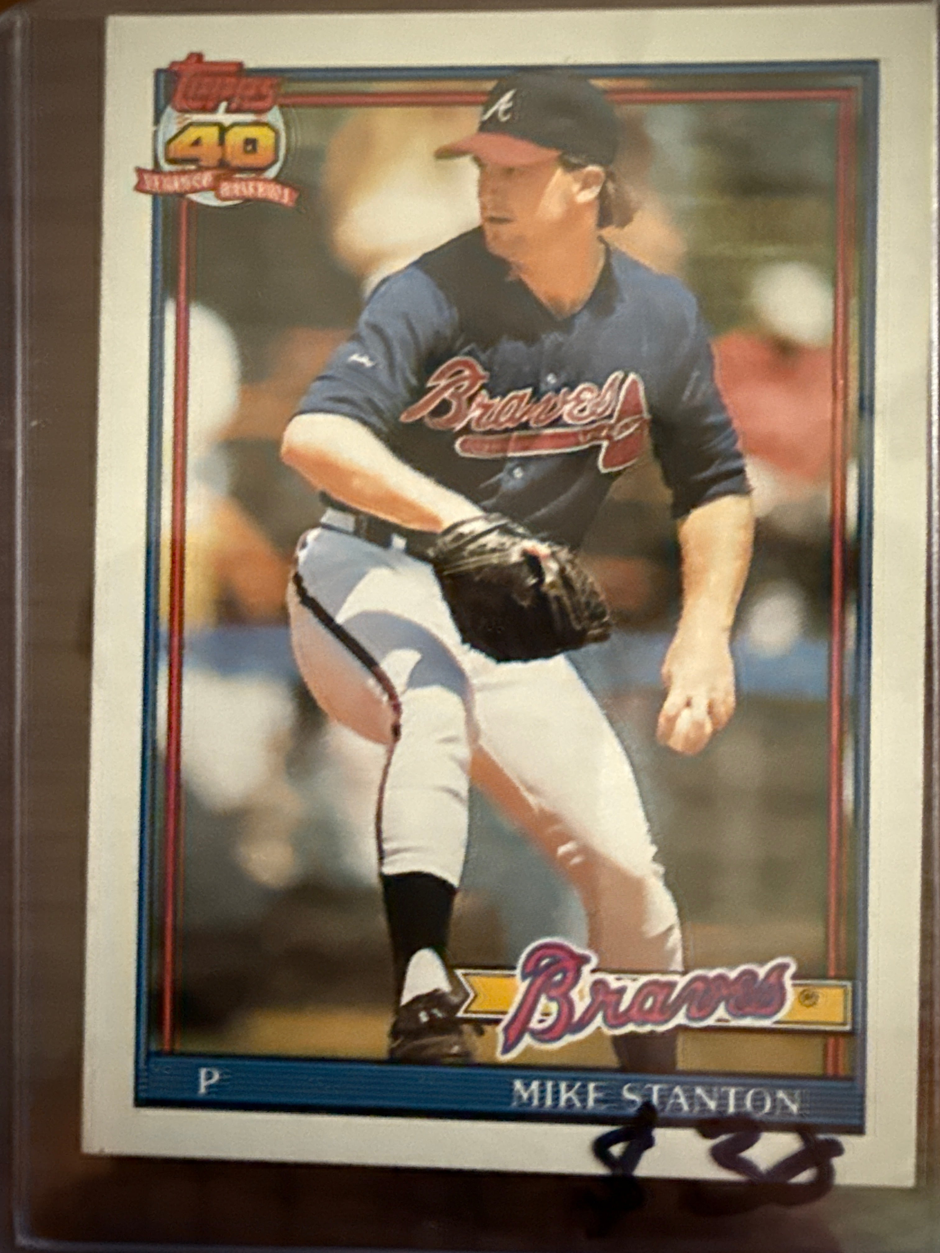 Topps Baseball Card Mike Stanton