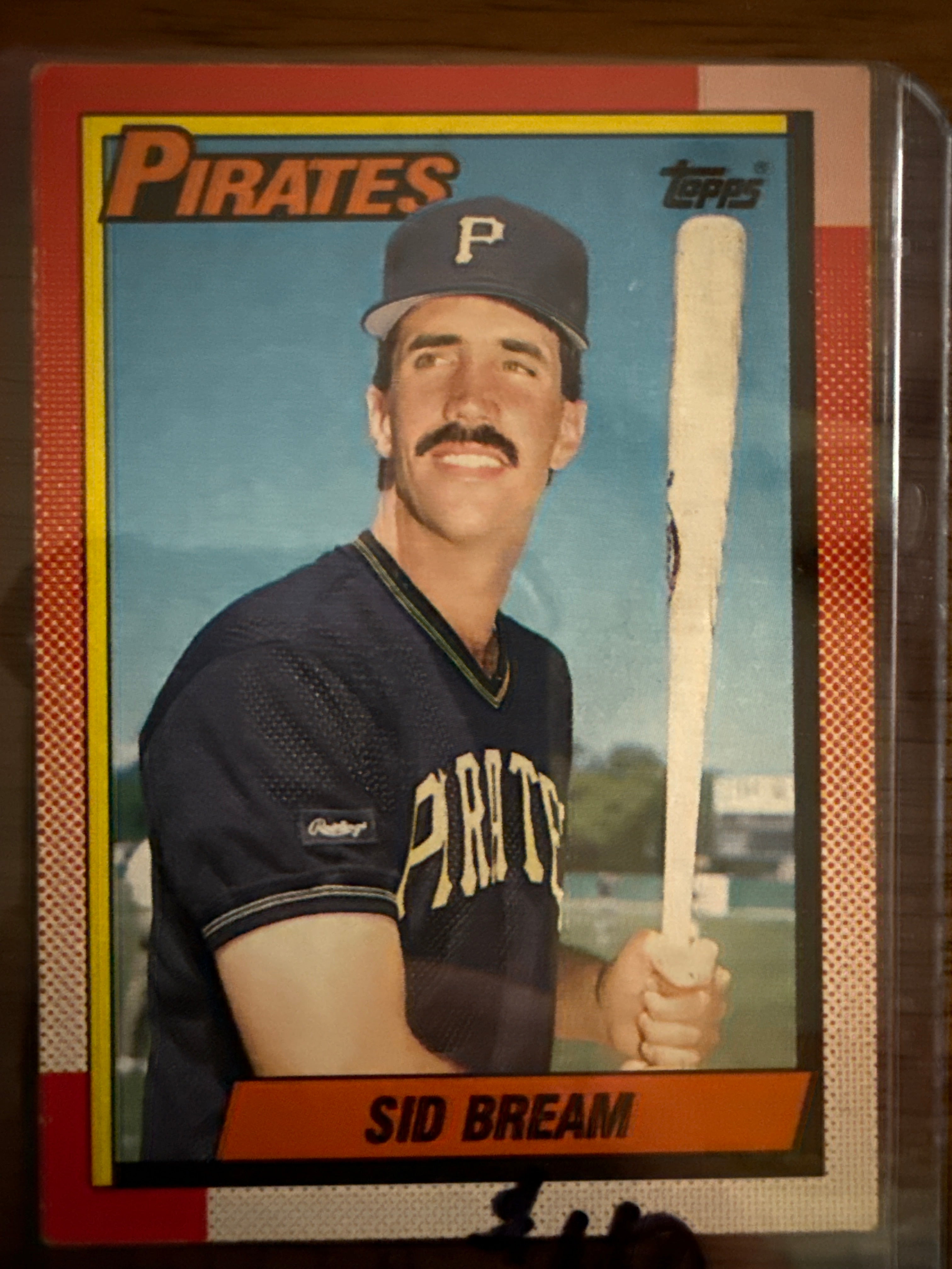 Topps Baseball Card Sid Bream