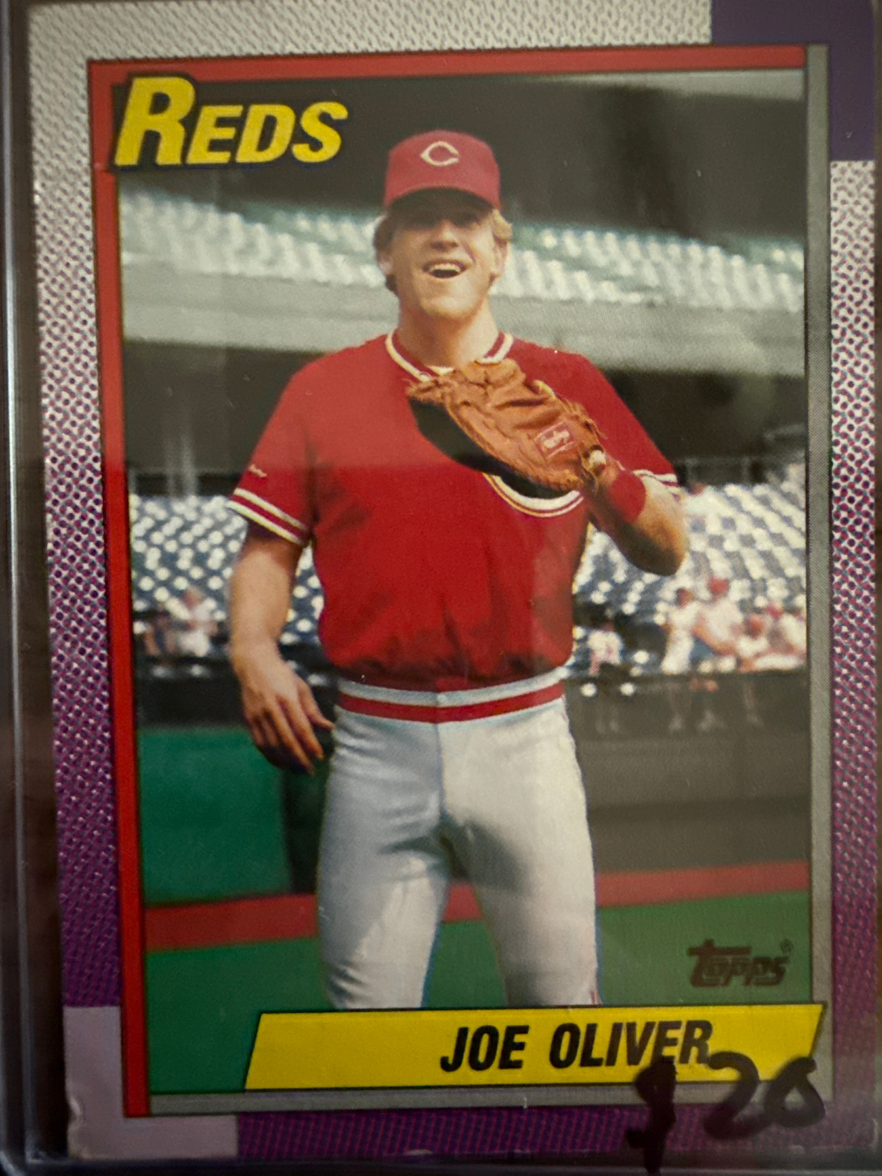 Topps Baseball Card Joe Oliver