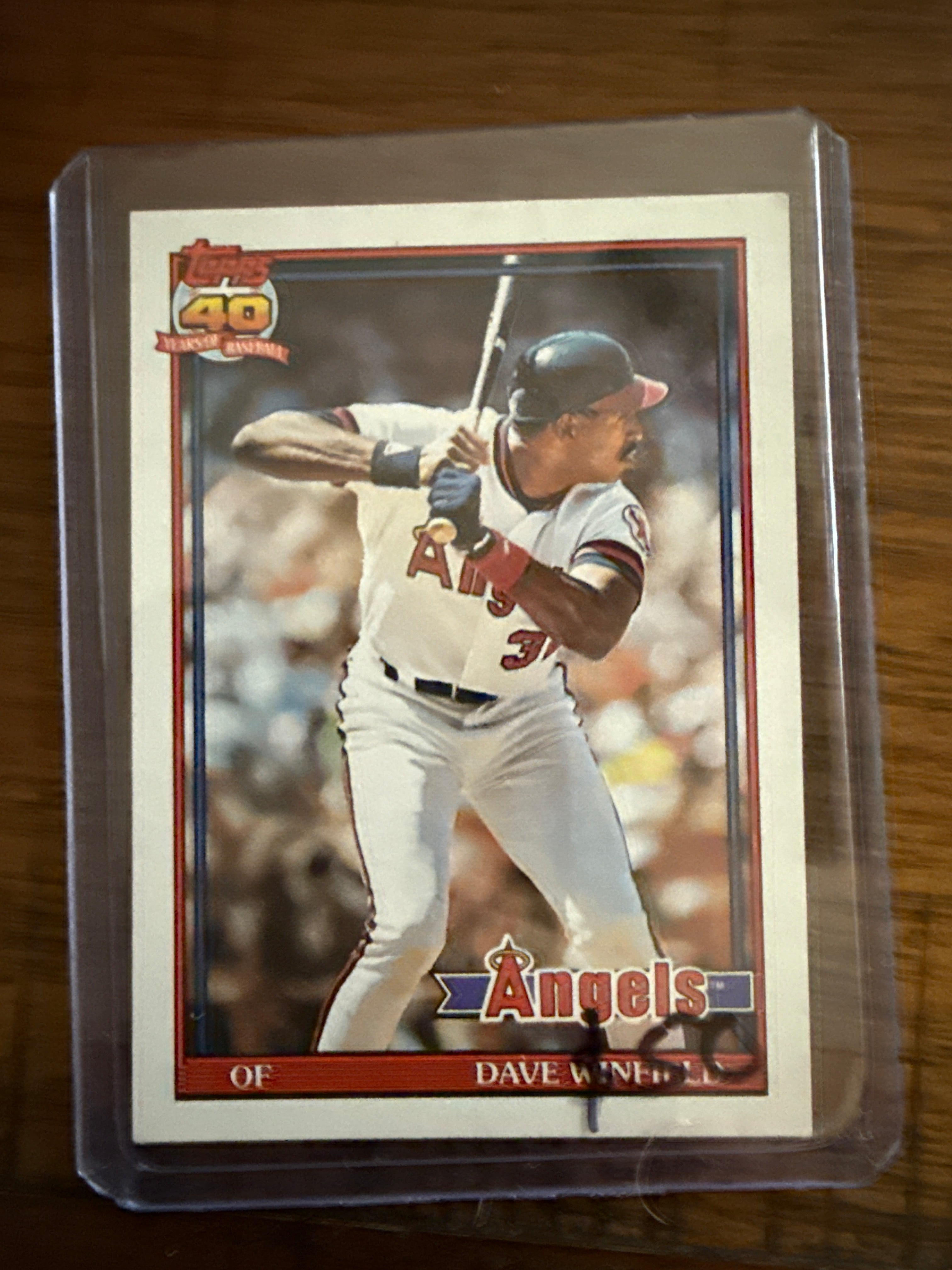 Topps Vintage Baseball Card Dave Winfield