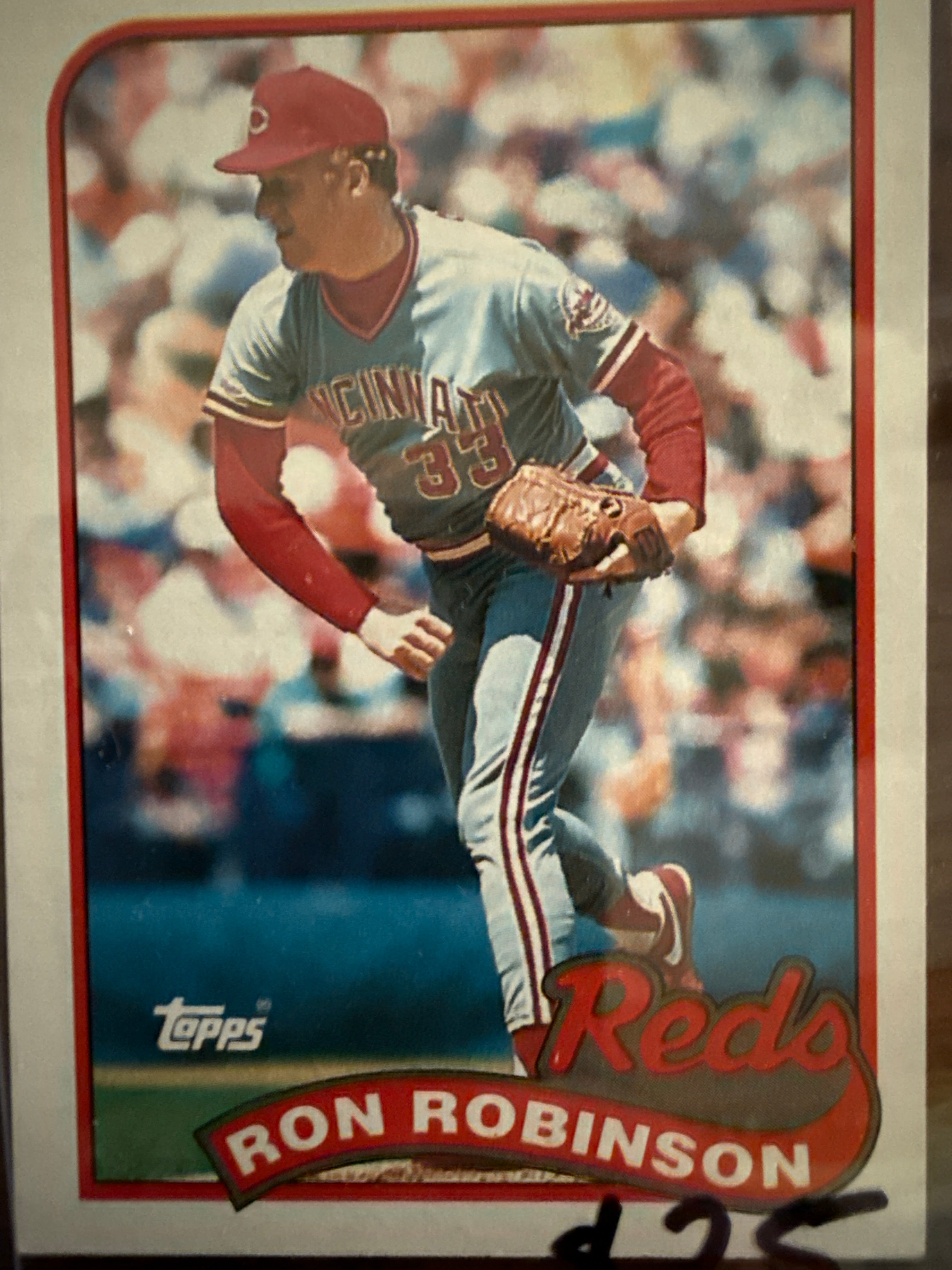 Vintage Baseball Card Ron Robinson