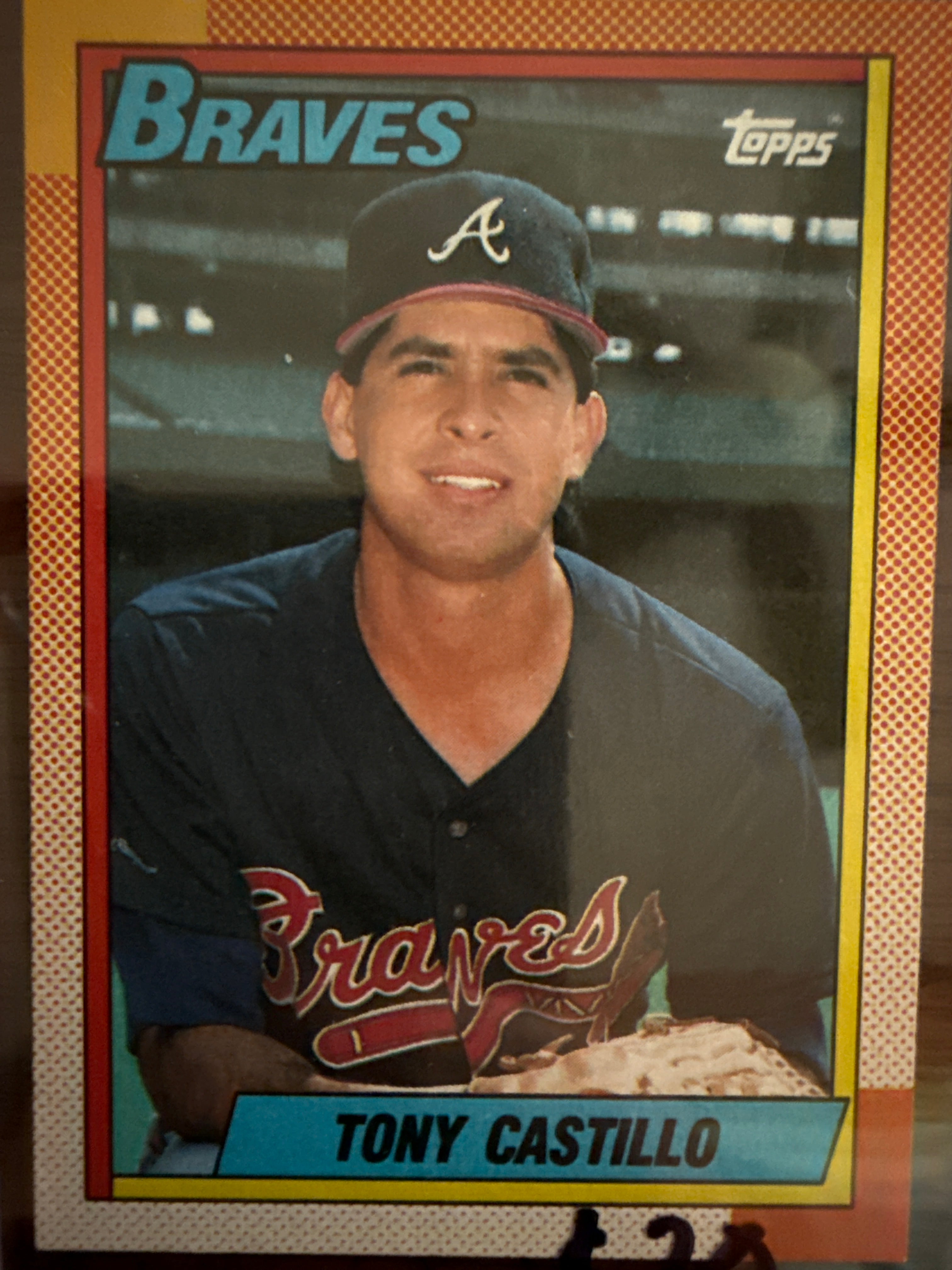 Topps Baseball Card Tony Castillo