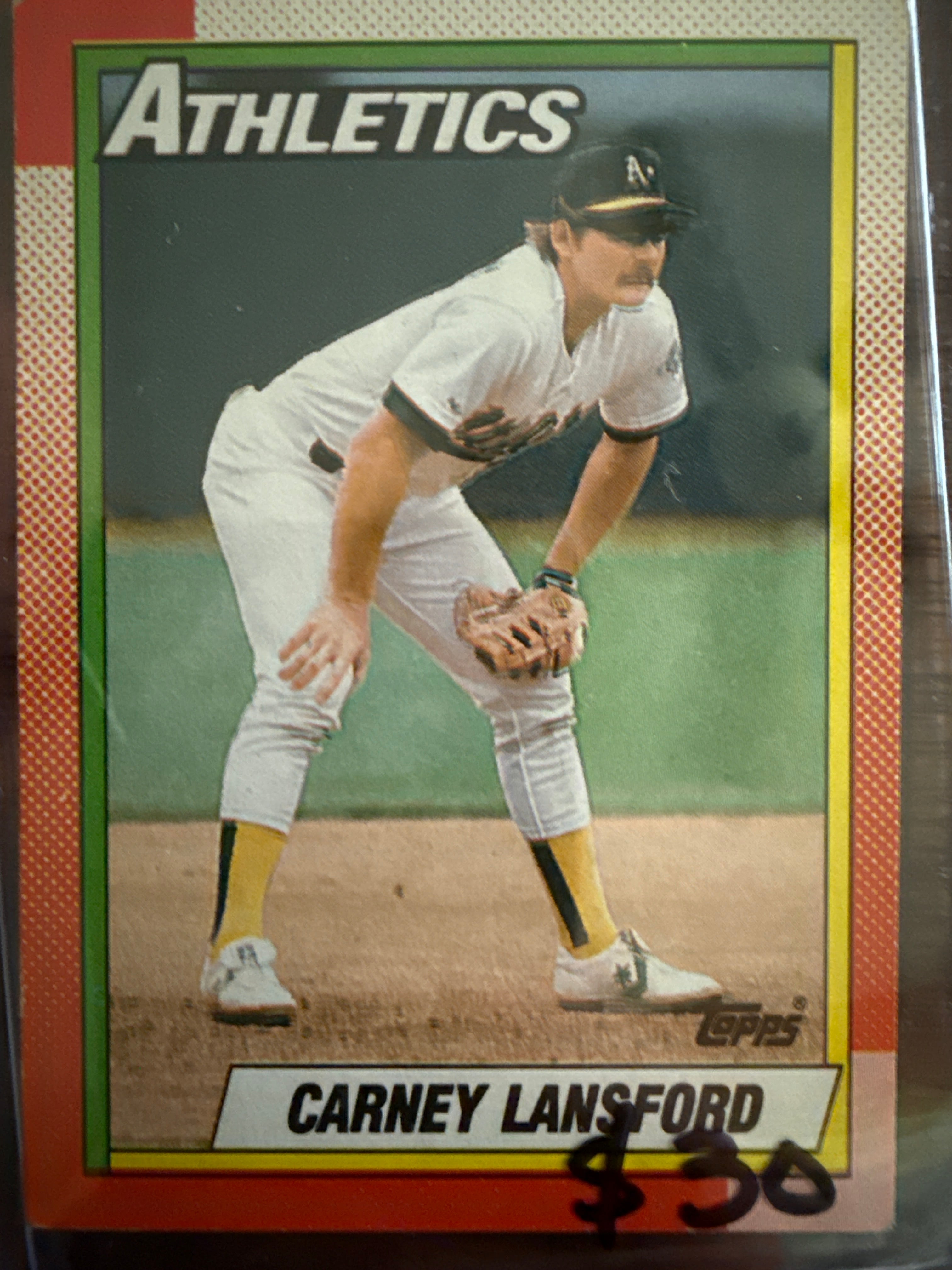 Topps Vintage Baseball Carney Lansford