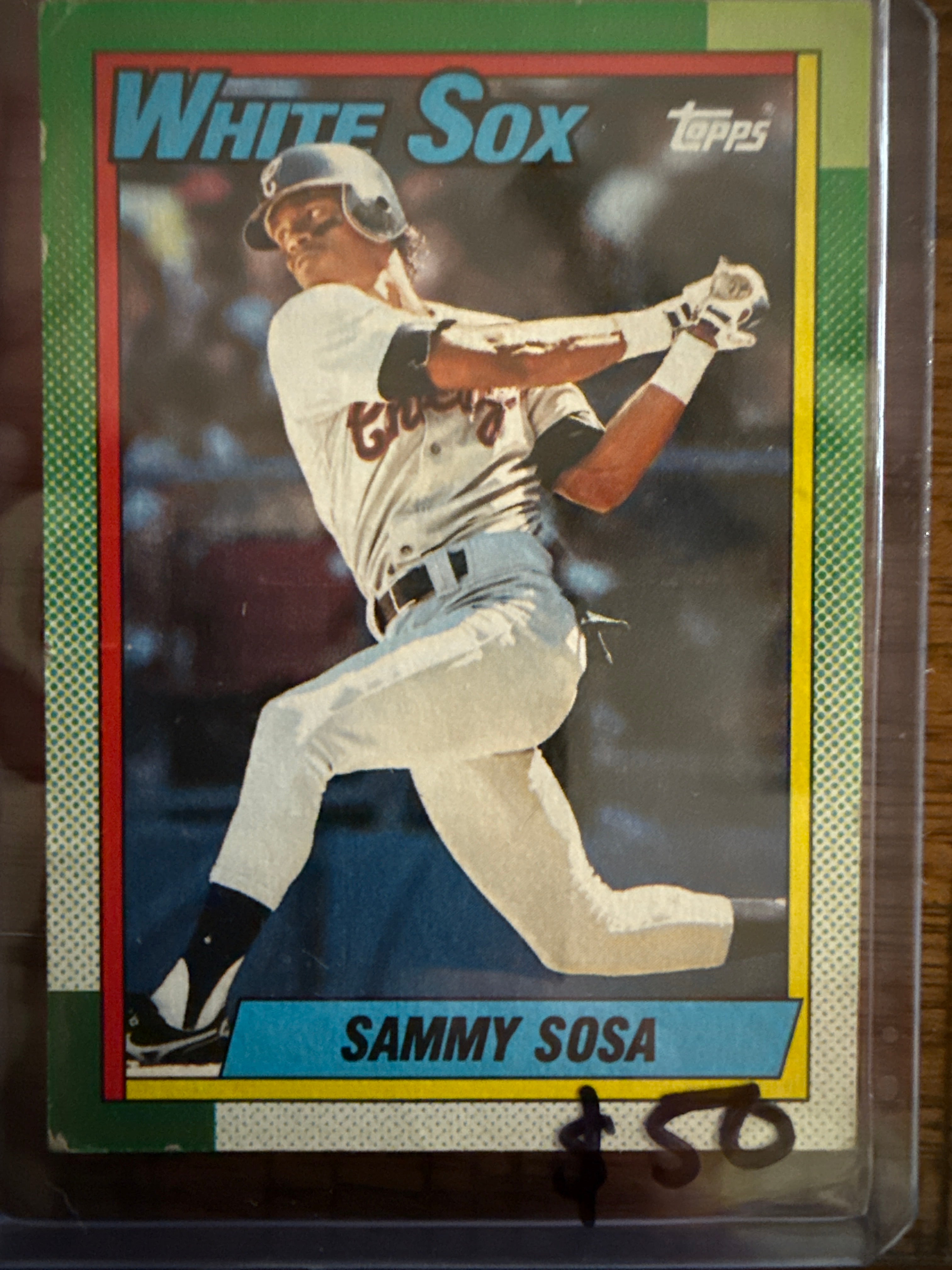 Topps Baseball Card Sammy Sosa