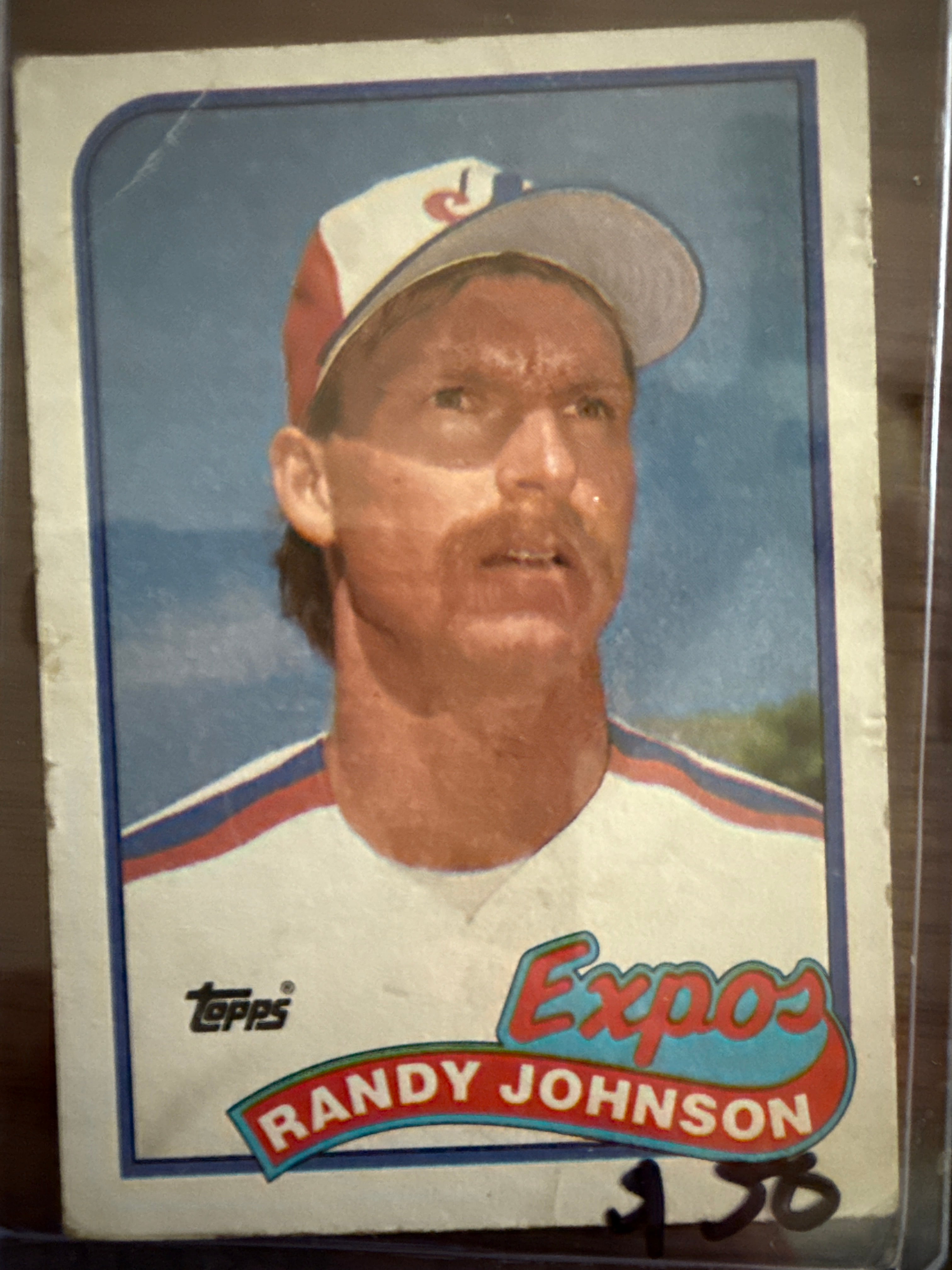 Topps Baseball Card Randy Johnson