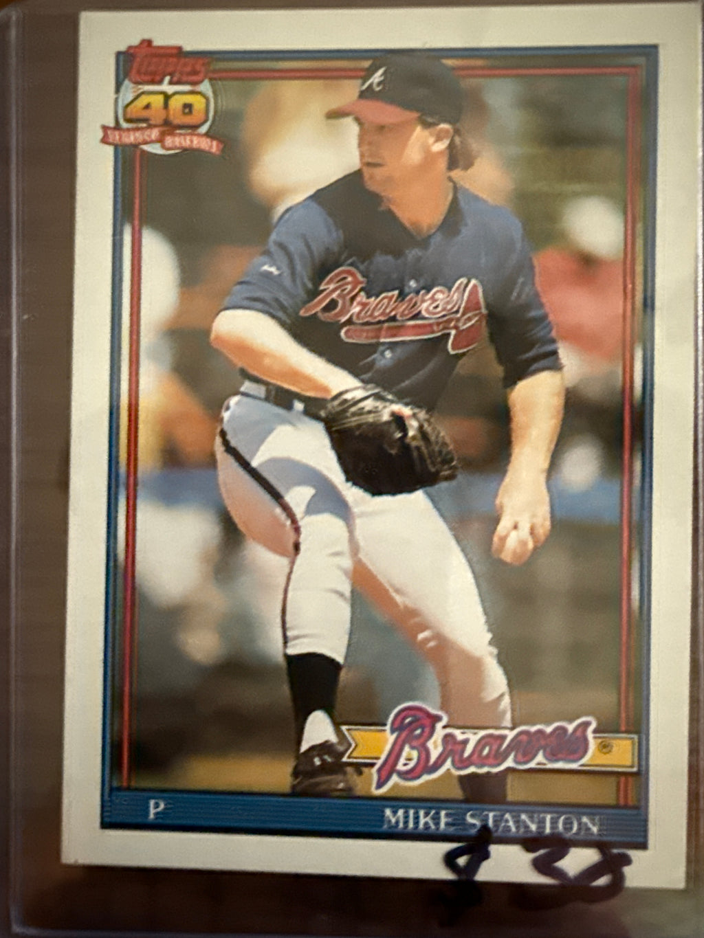 Topps Baseball Card Mike Stanton