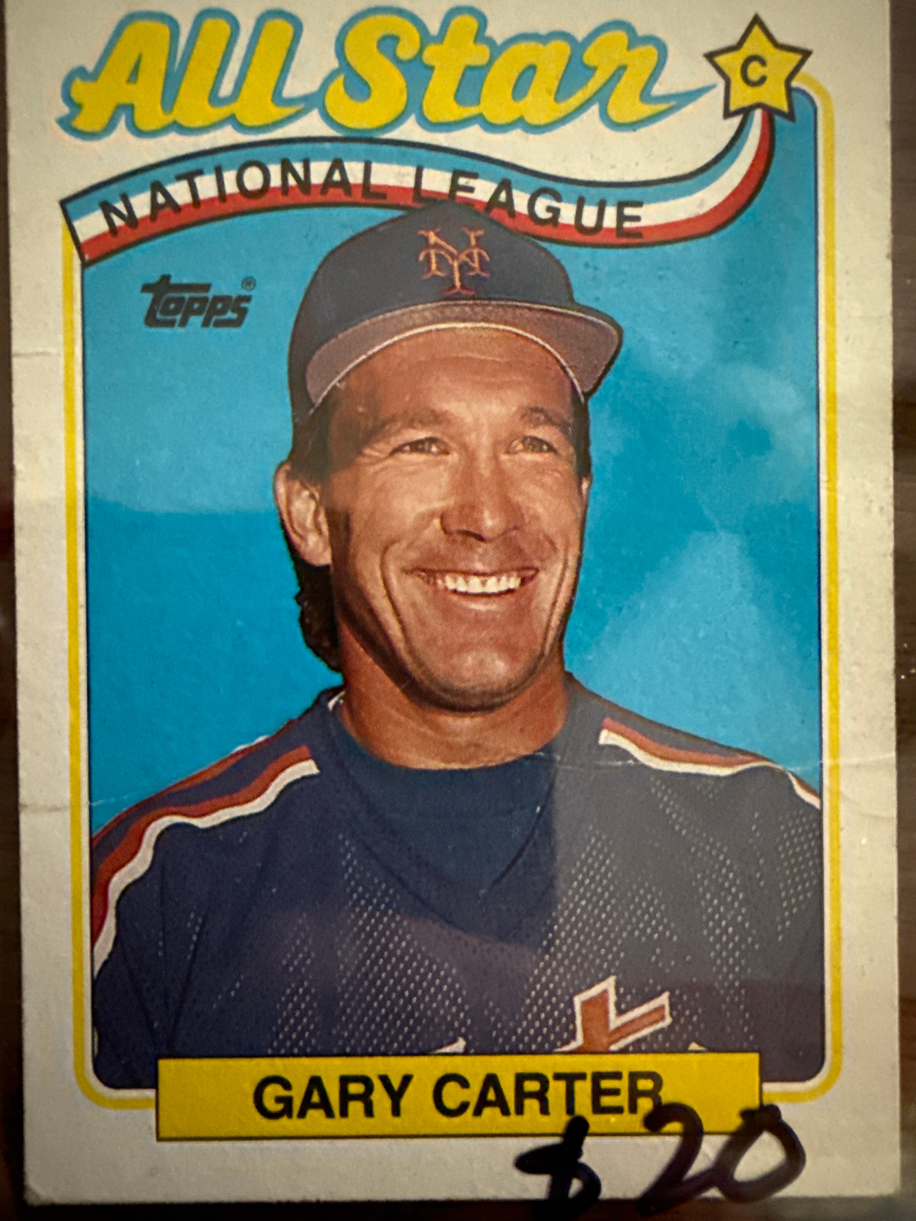 Topps Baseball Card Gary Carter