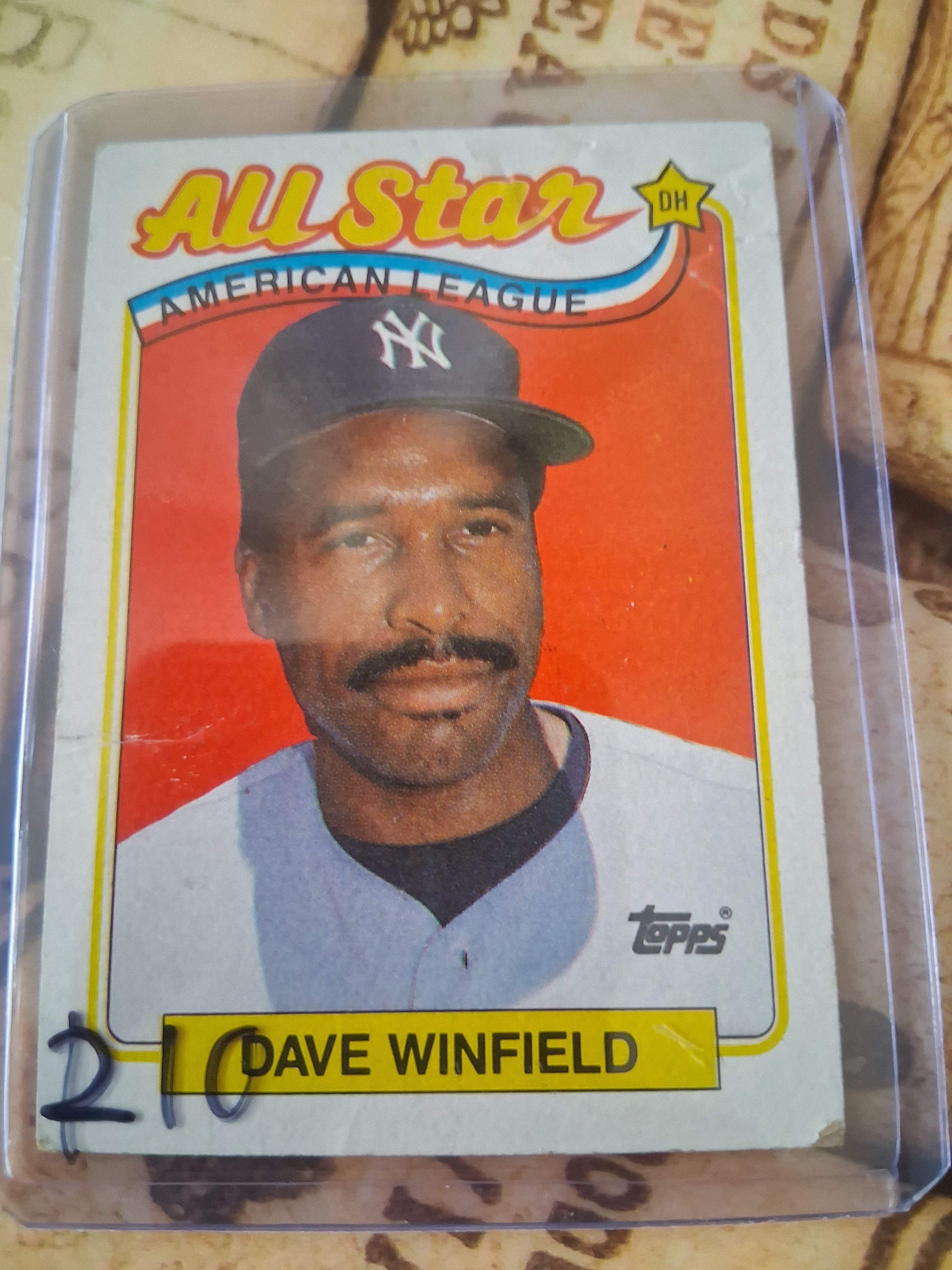 All-star vintage baseball cards Dave Winfield